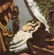 Paul Cezanne Une moderne Olympia oil painting reproduction